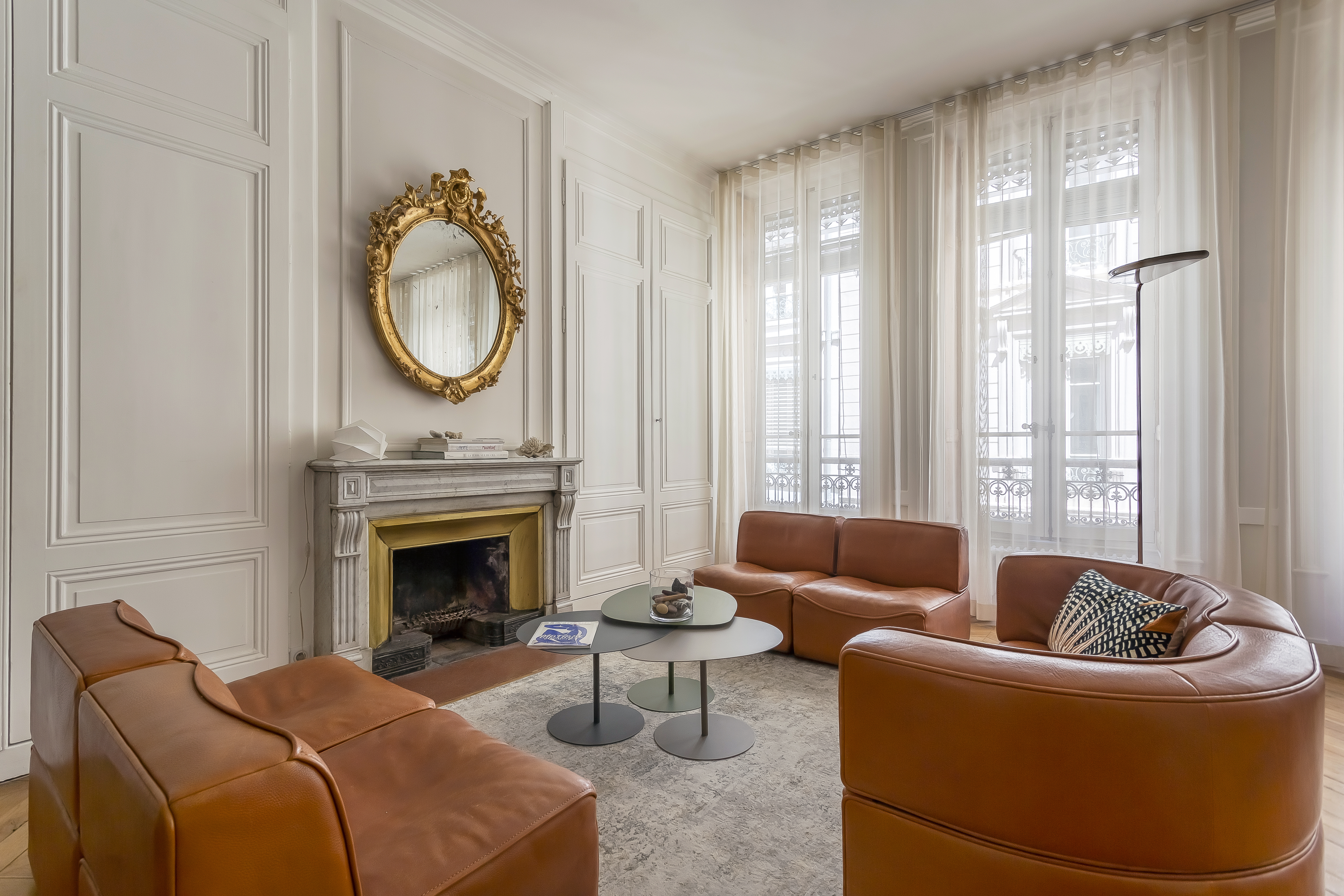 Living room of the Saint-Louis apartment in Lyon